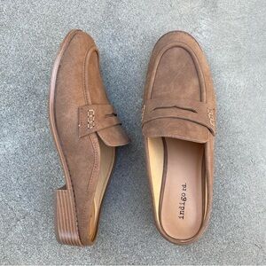 INDIGO RD. Rustic Brown Faux Leather Slip On Loafers Shoes 9